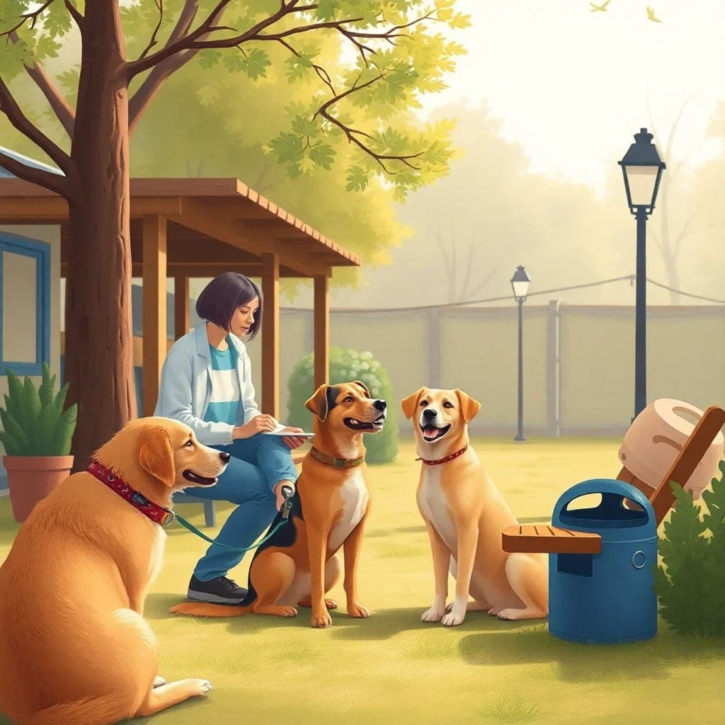 Ilustración relacionada: Parque especial para perros.