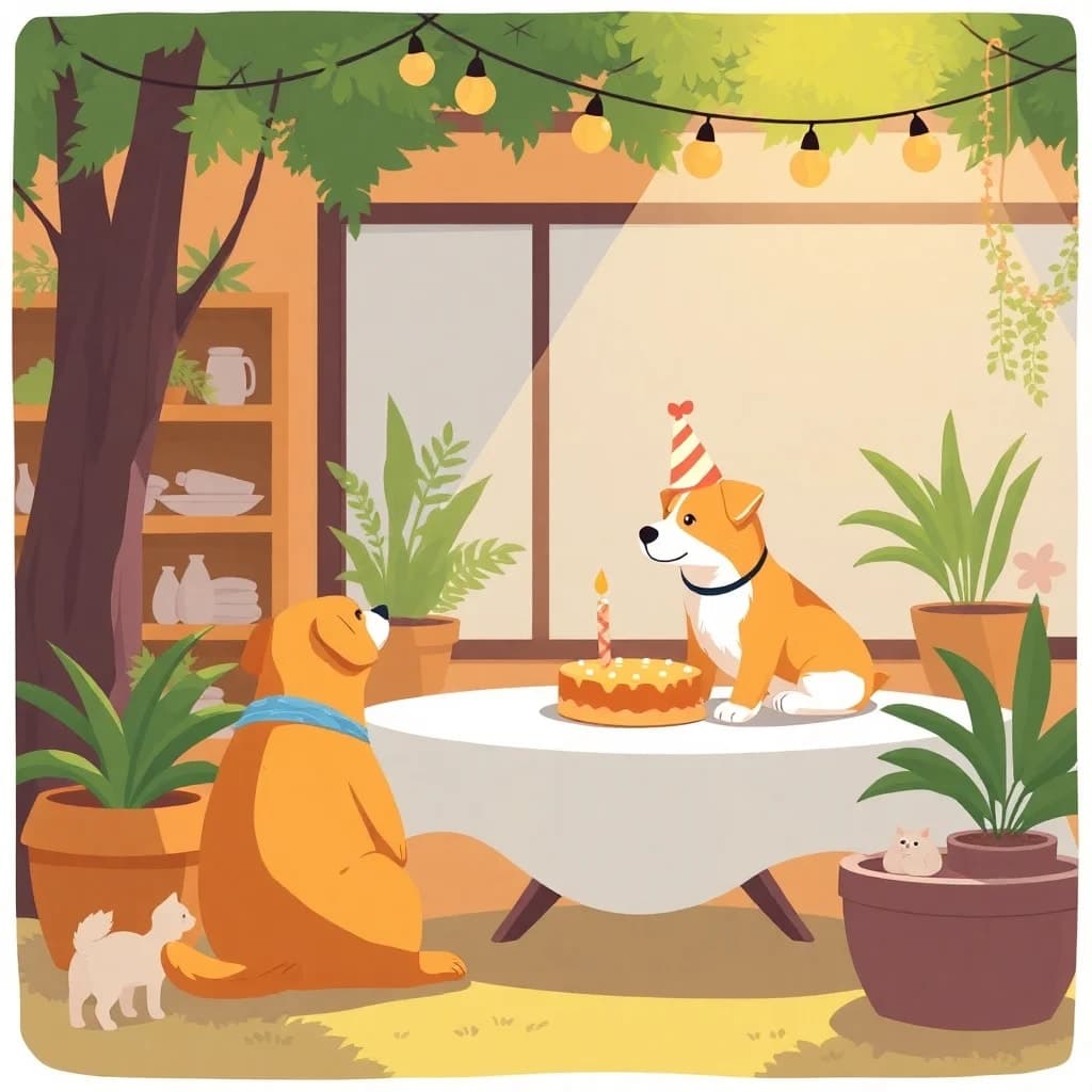 Ilustración relacionada: Busco un lugar donde festejar el cumpleaños de mi mascota.