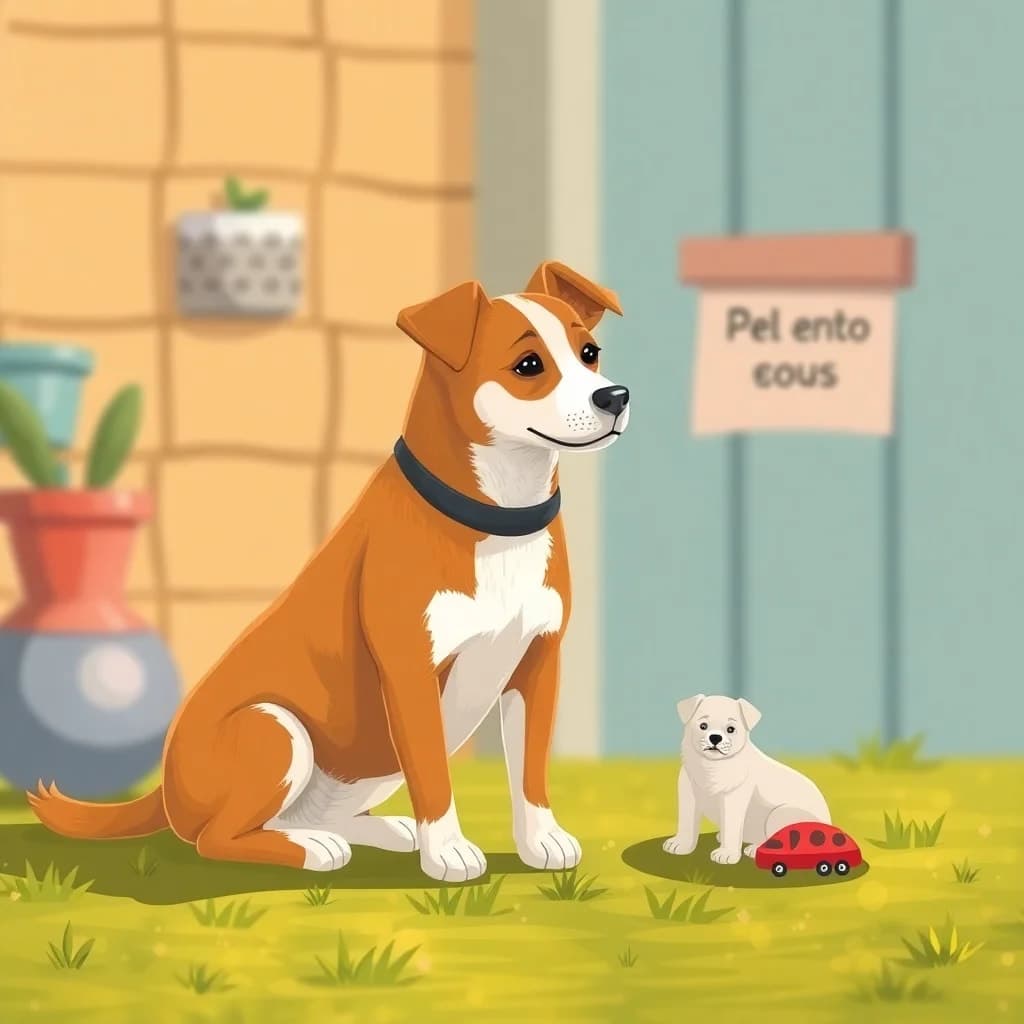 Ilustración relacionada: Perro raza pequeña.