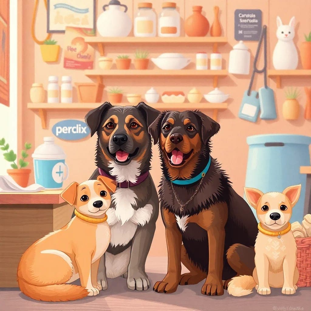 Ilustración relacionada: perros