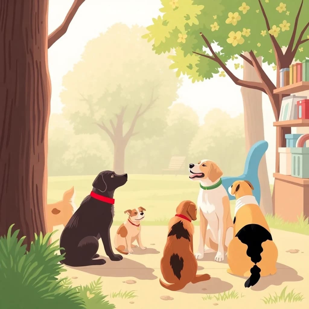 Ilustración relacionada: parques de perros