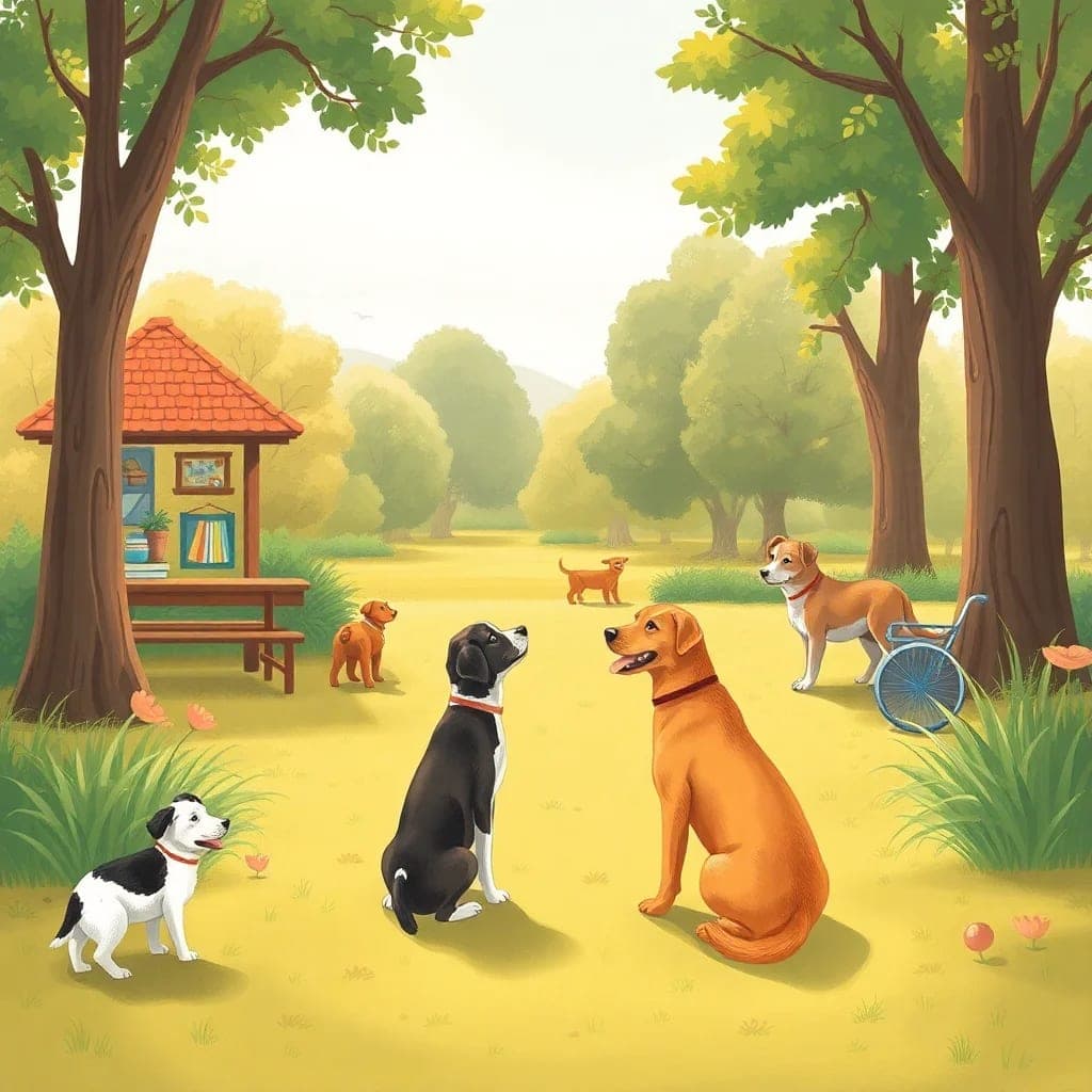 Ilustración relacionada: Parques para pasear perros.