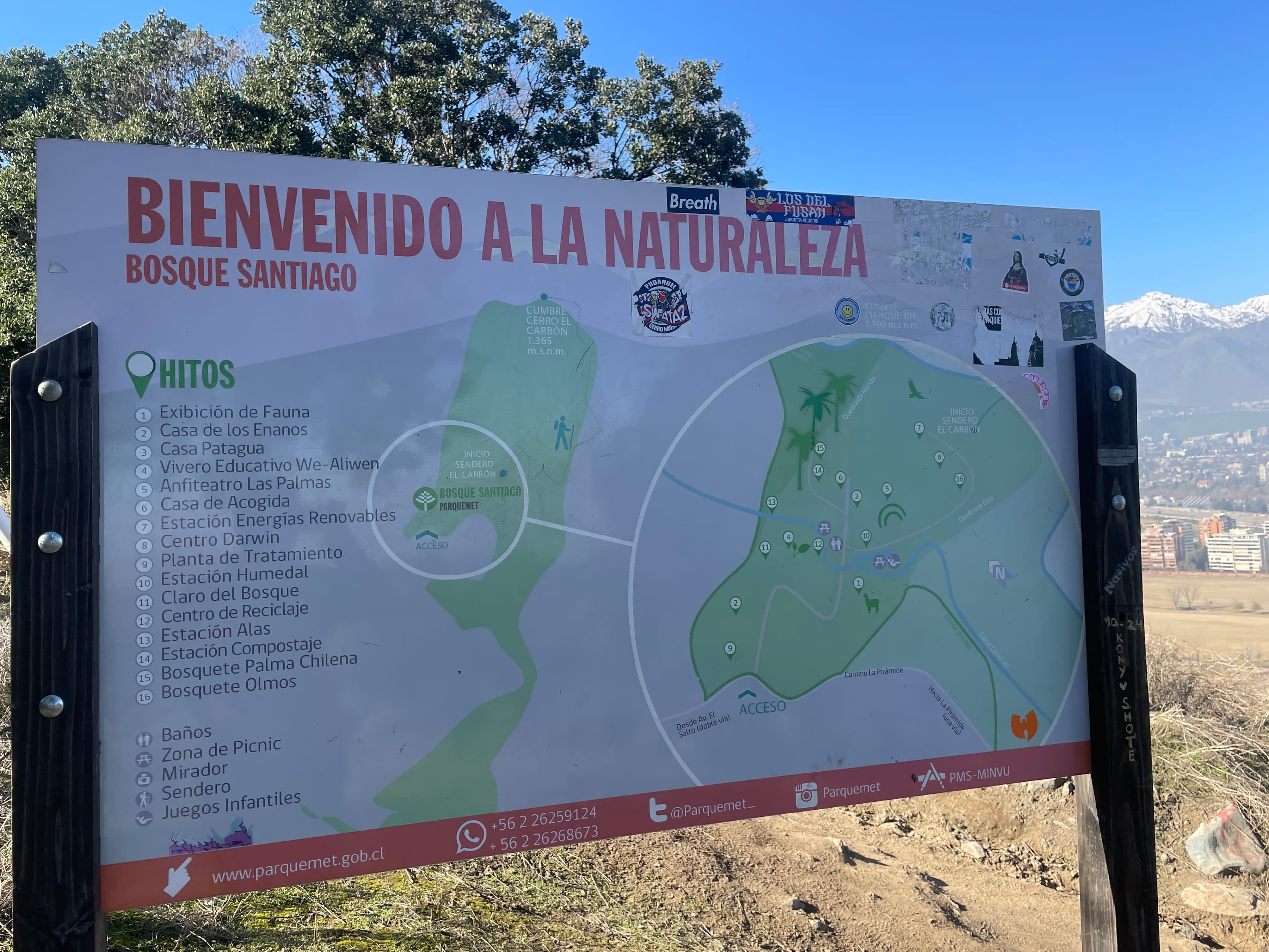 El Carbón Hill 2 en Las Condes, Metropolitana de Santiago, Chile - Caminatas, senderismo y rutas