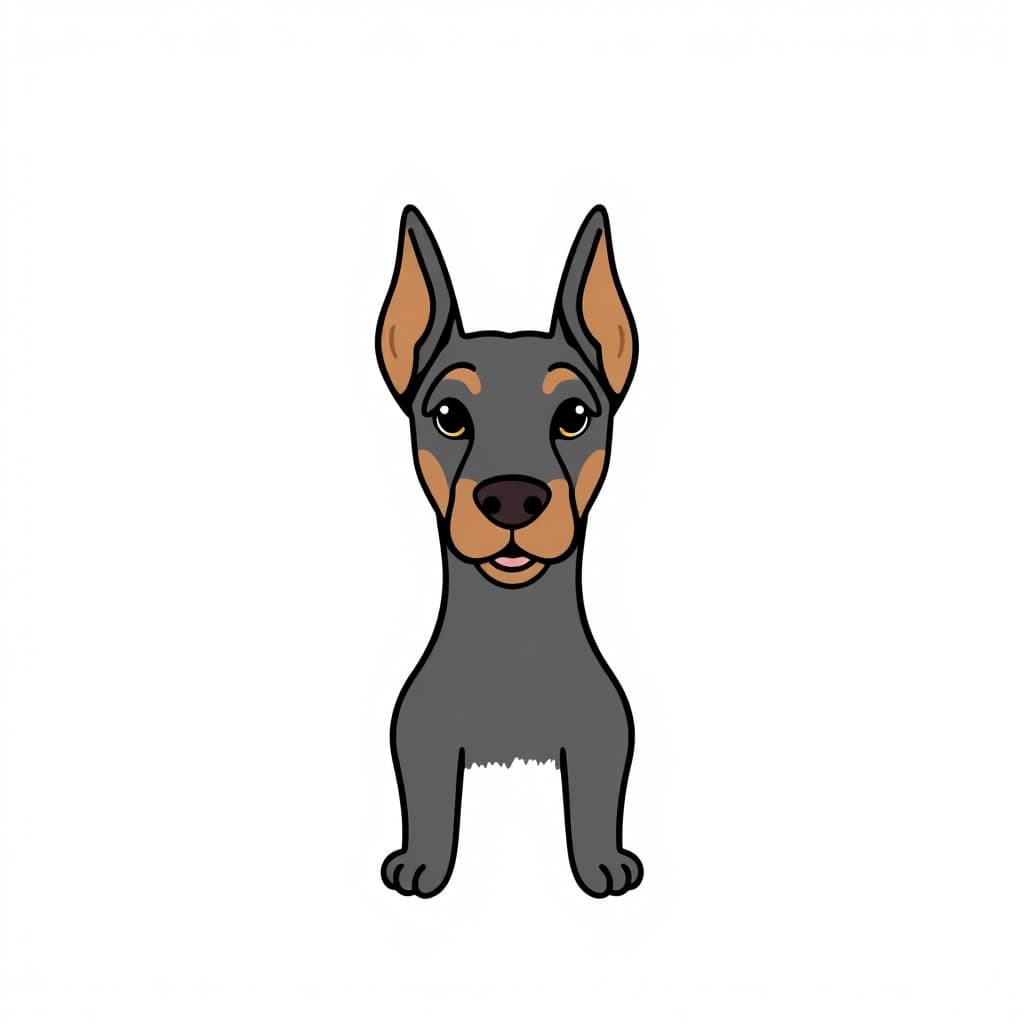 Ilustración relacionada: Doberman Pinscher