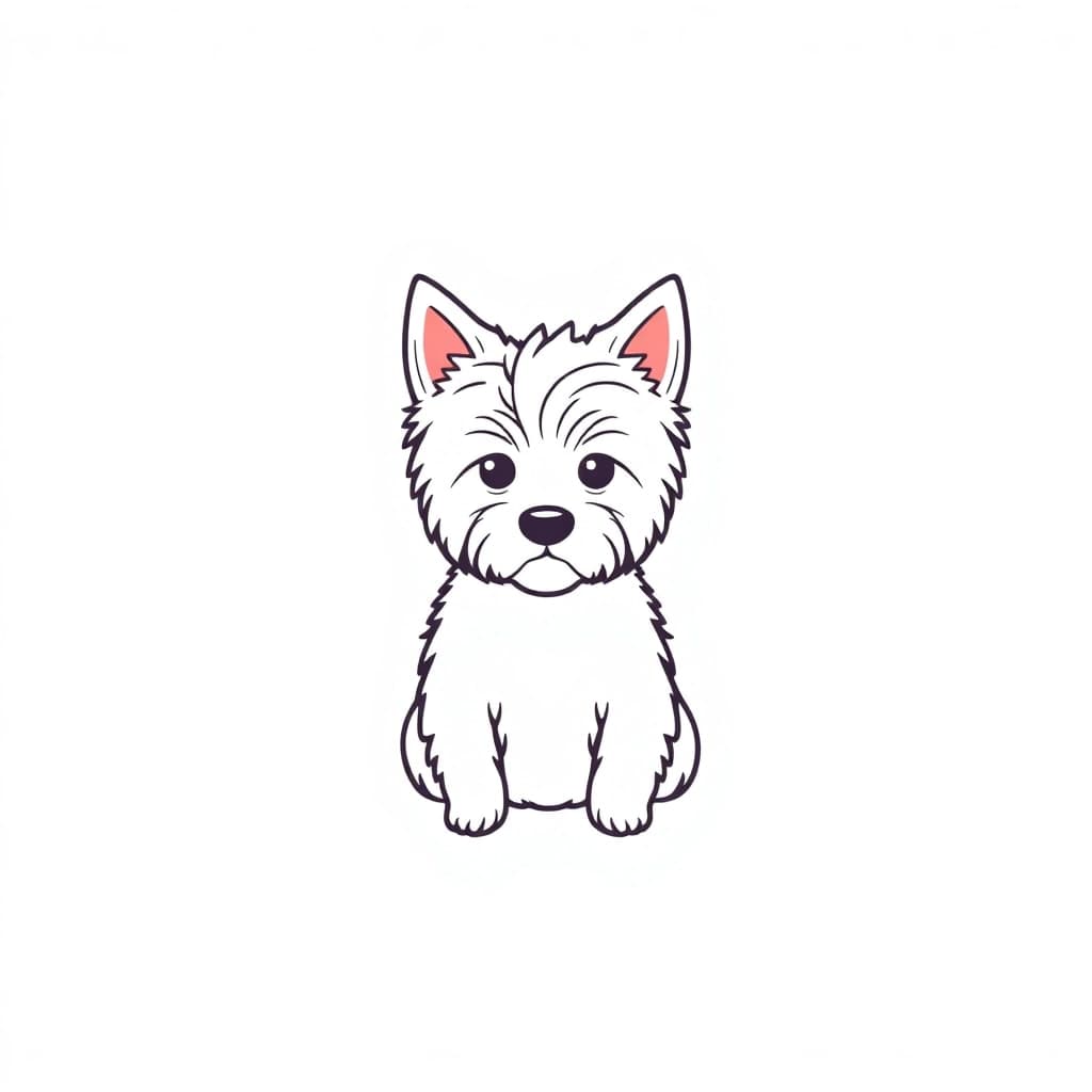 Ilustración relacionada: West Highland White Terrier